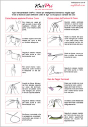 KnitPro Manuale Istruzioni ITA