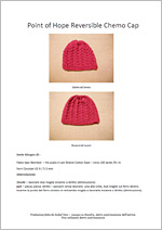 Point of Hope Reversible Chemo Cap ITA