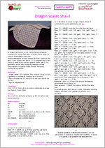 Dragon Scales Shawl